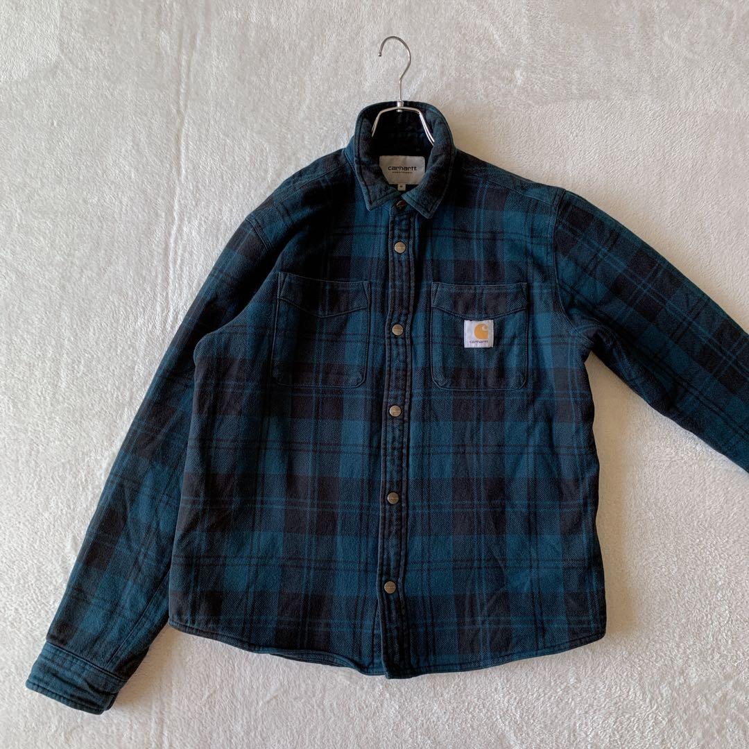 人気 CARHARTT WIP チェック シャツ ジャケット 裏地 フリース