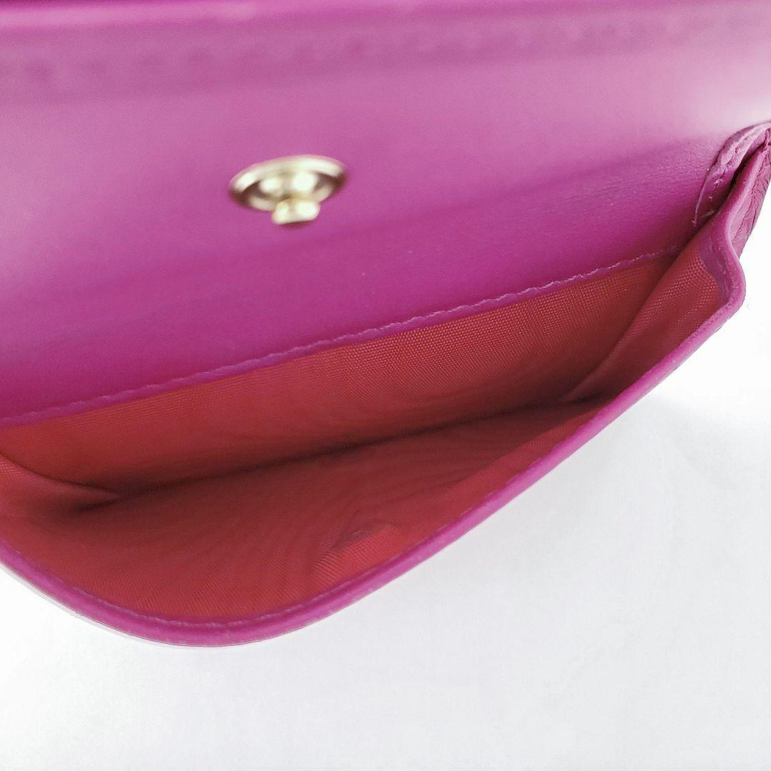 VALENTINO GARAVANI　3つ折り財布　ロックスタッズ　ピンク