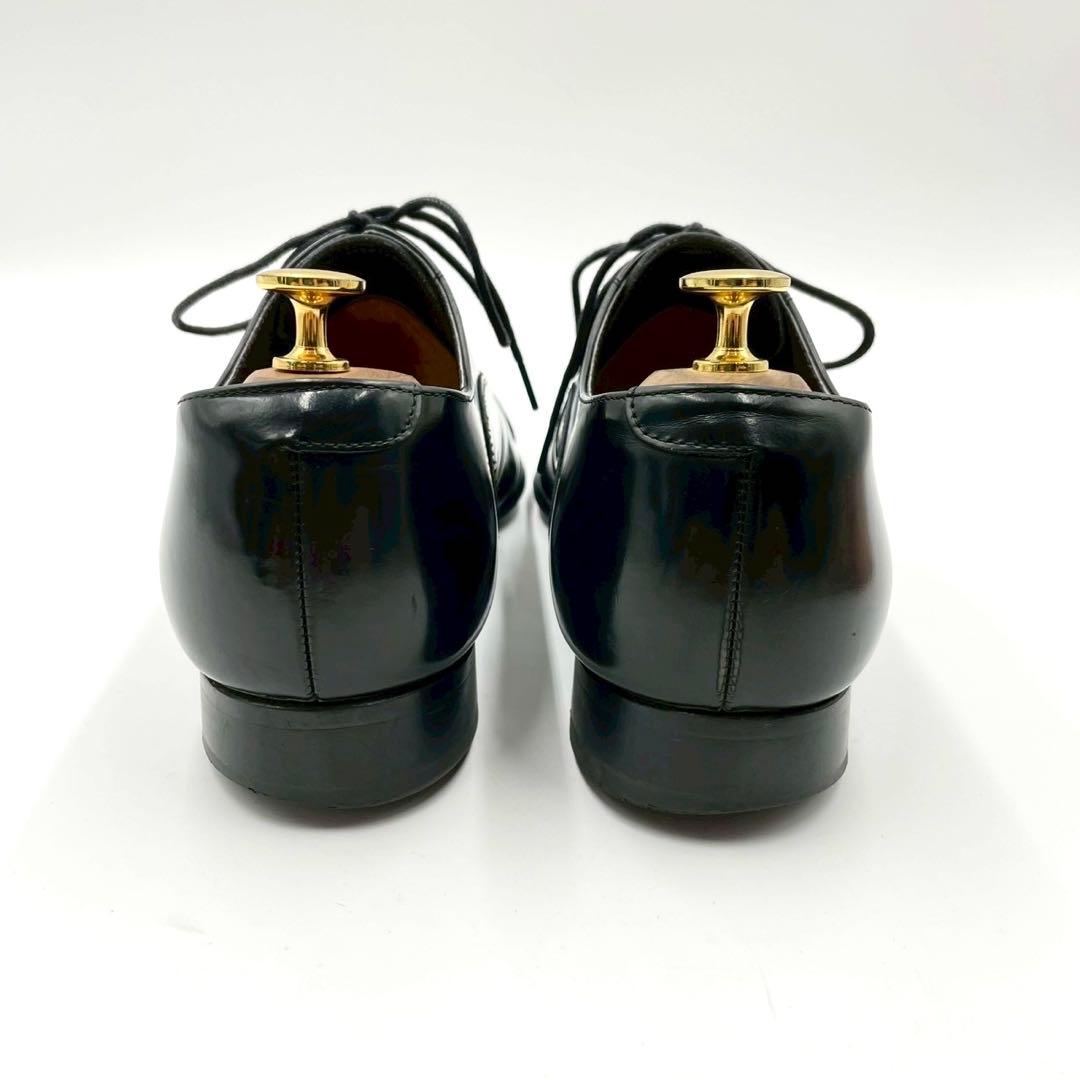 リーガル 革靴 011R ストレートチップ 内羽根 黒 本革 25 Y1122