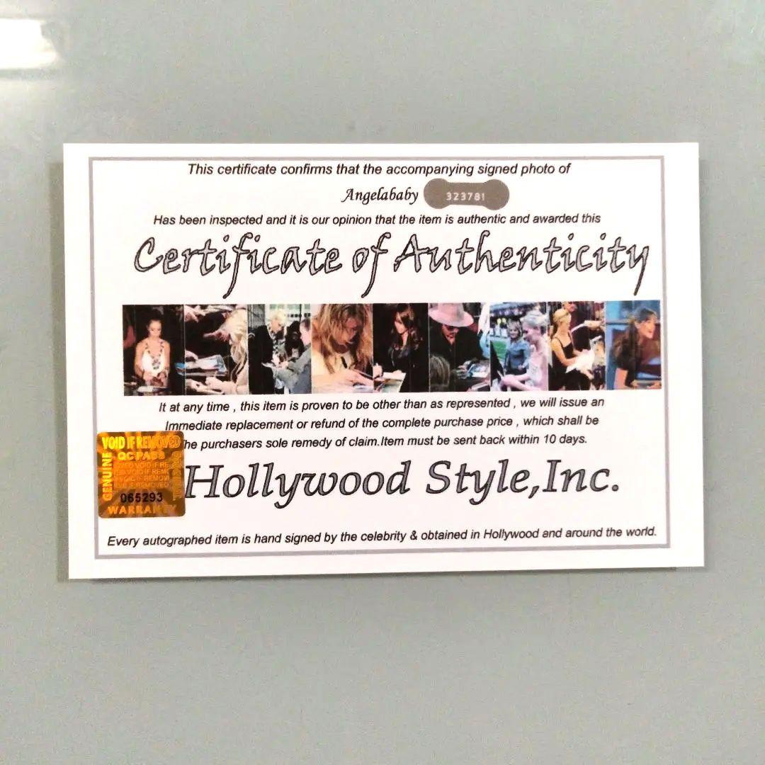 アンジェラ・ベイビー直筆サイン入り超 大型写真…Angelababy