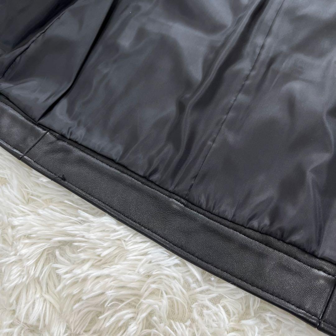 ラトルトラップ　シングルライダースジャケット　羊革　 ソフトレザー　Mサイズ