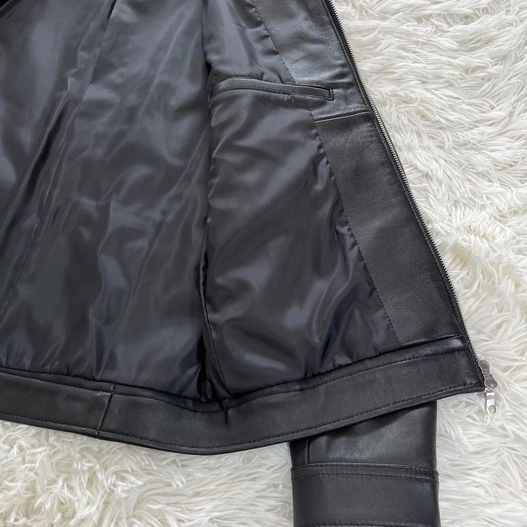 ラトルトラップ　シングルライダースジャケット　羊革　 ソフトレザー　Mサイズ