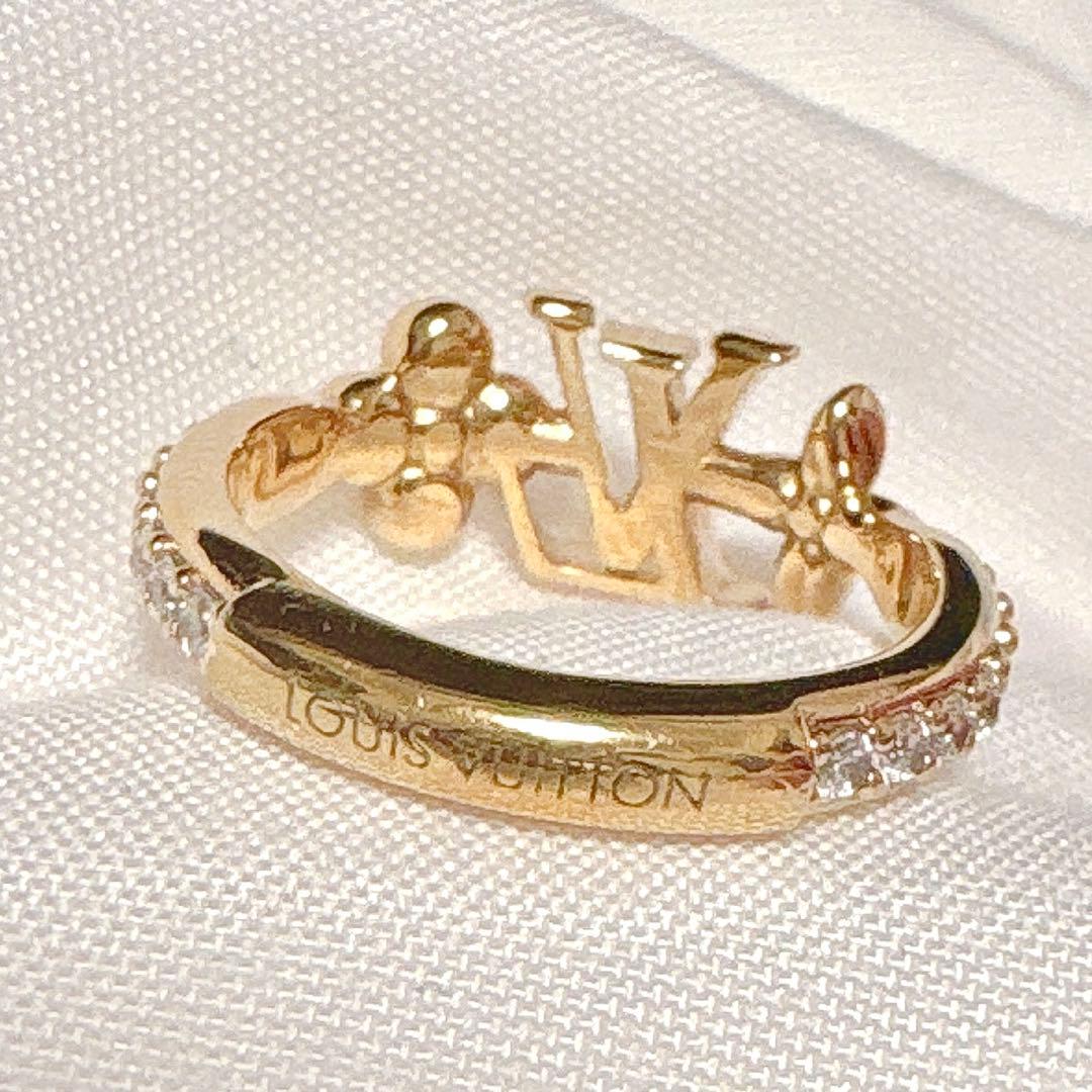 【期間限定値下げ中】ルイヴィトン　LVアイコニックリング　指輪　ゴールド　XS