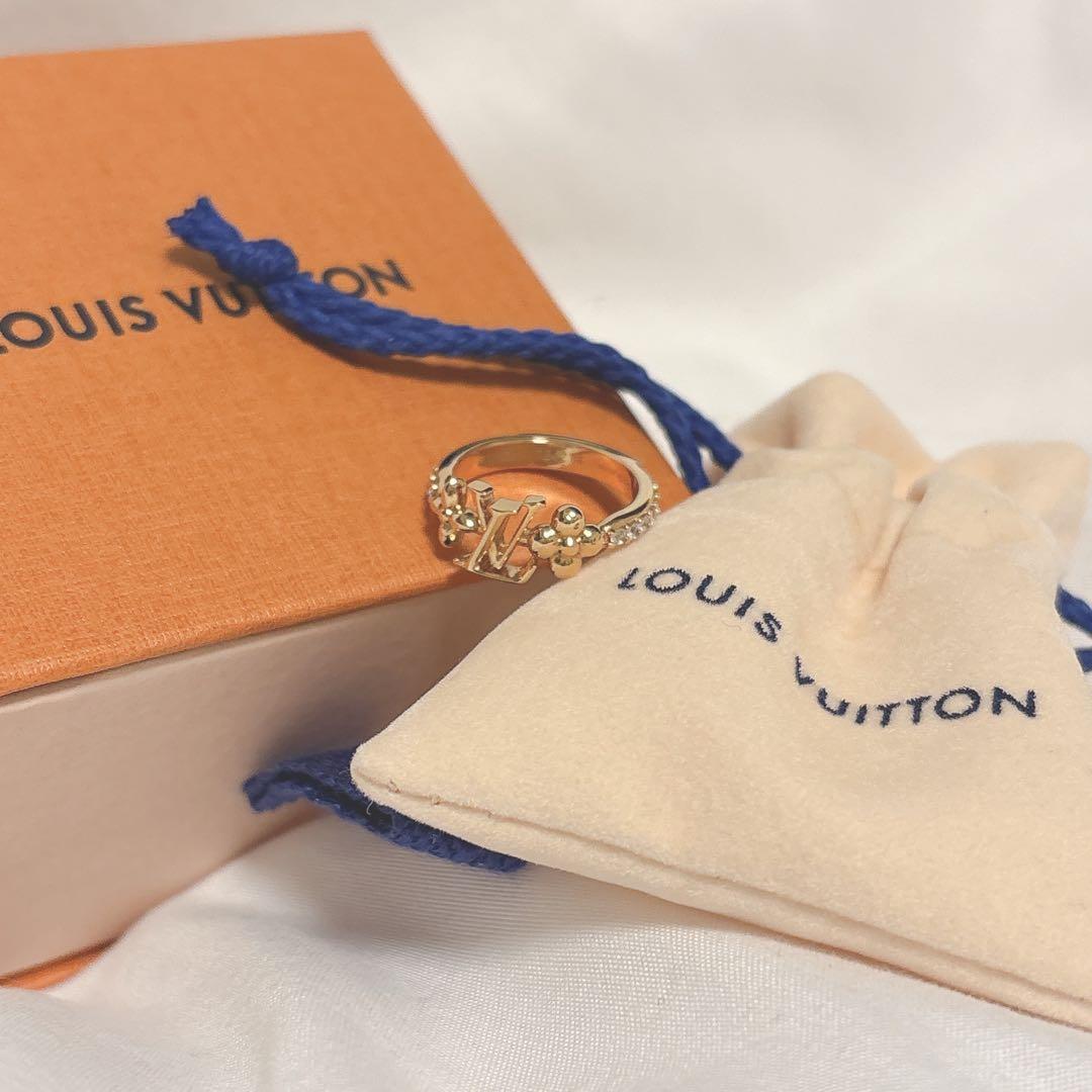 【期間限定値下げ中】ルイヴィトン　LVアイコニックリング　指輪　ゴールド　XS