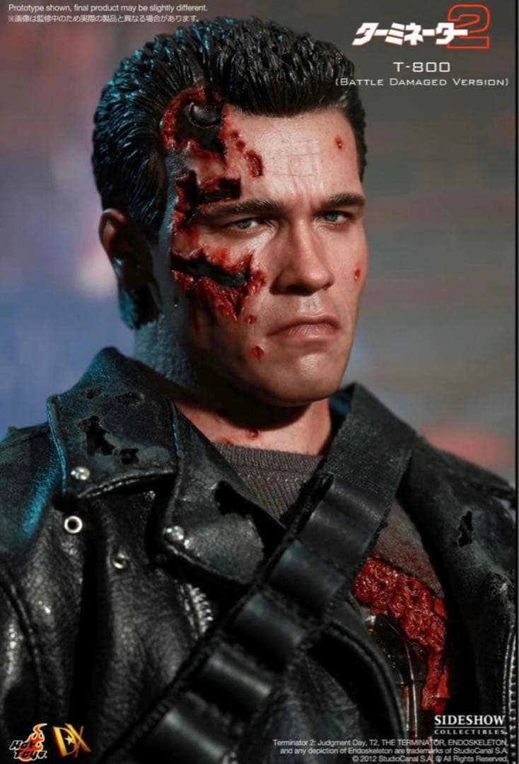 ホットトイズDX13　T-800 バトルダメージ版　1/6 開封未使用美品