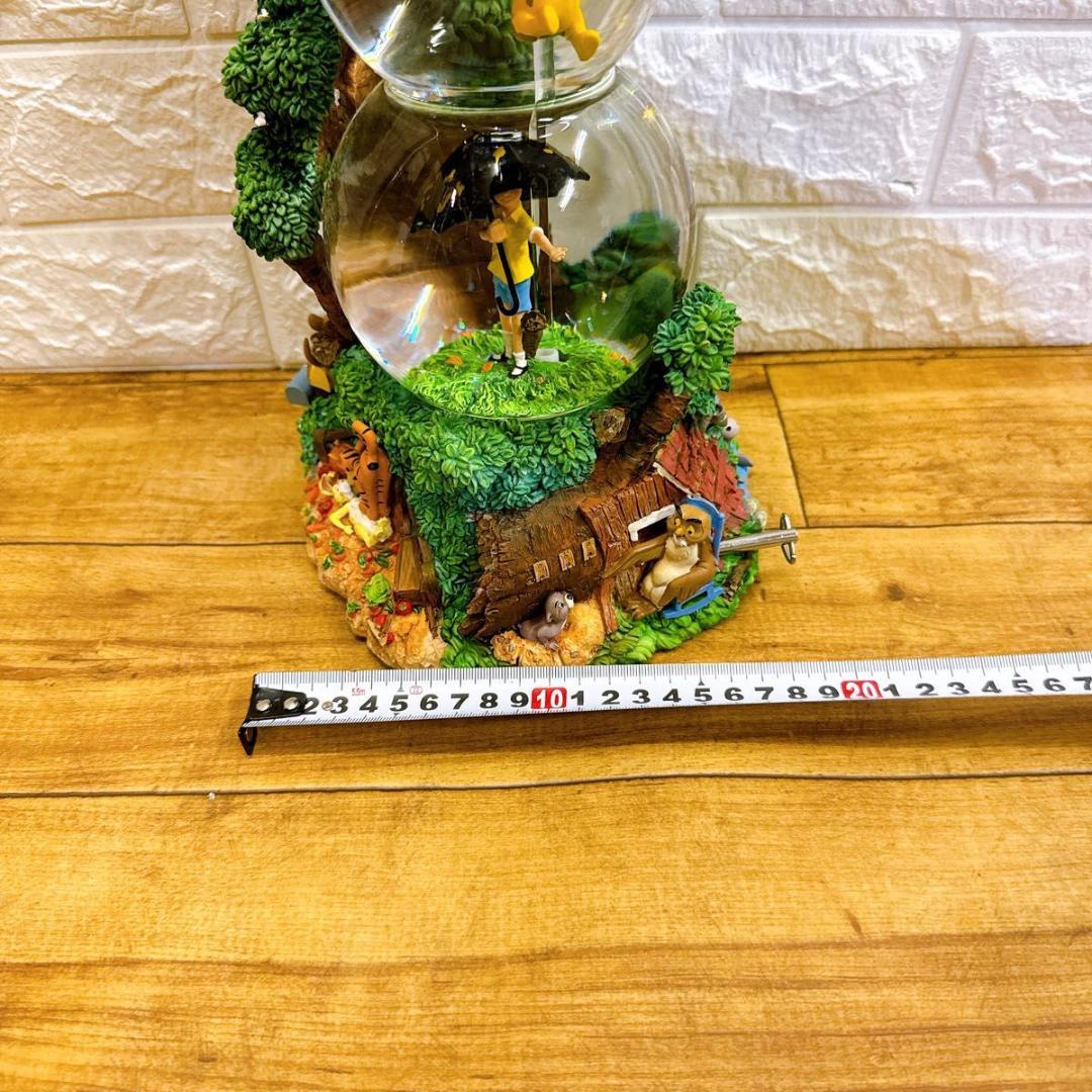 【廃盤品】くまのプーさん　ディズニー スノードーム オルゴール　ヴィンテージ