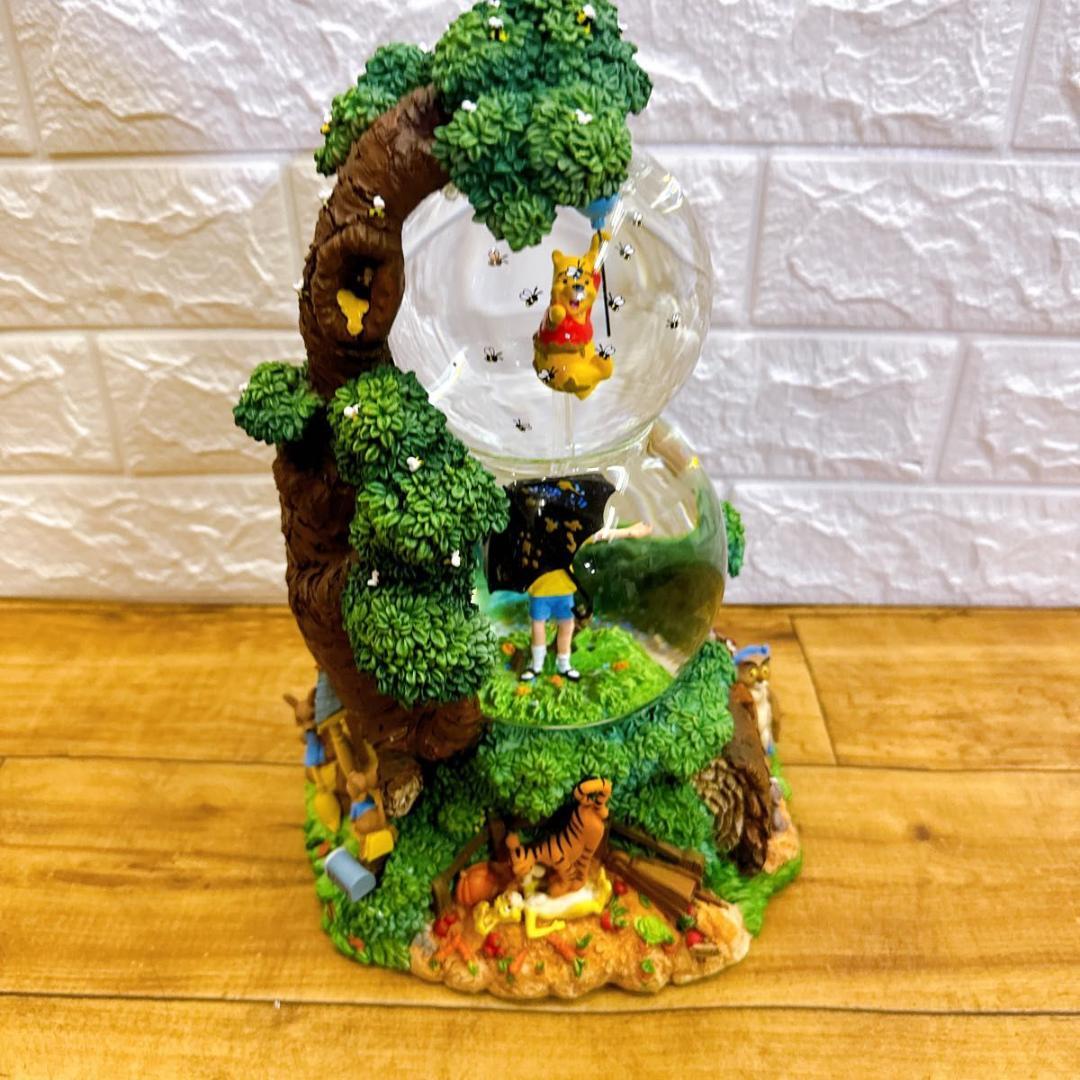 【廃盤品】くまのプーさん　ディズニー スノードーム オルゴール　ヴィンテージ