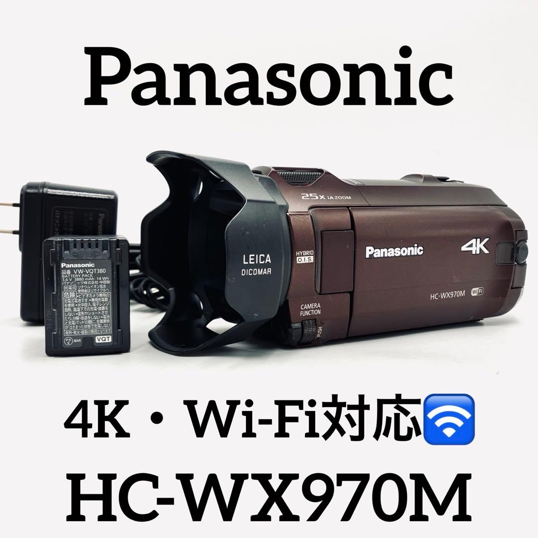 4K・Wi-Fi対応♪ Panasonic HC-WX970M ブラウン