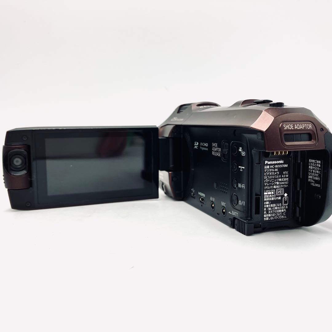4K・Wi-Fi対応♪ Panasonic HC-WX970M ブラウン