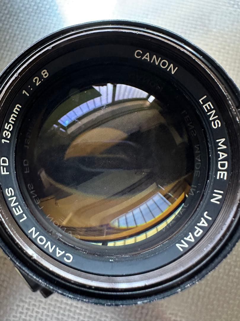 Canon AE-1P ブラック＋135mm F2.8 実用セット　光学キレイ