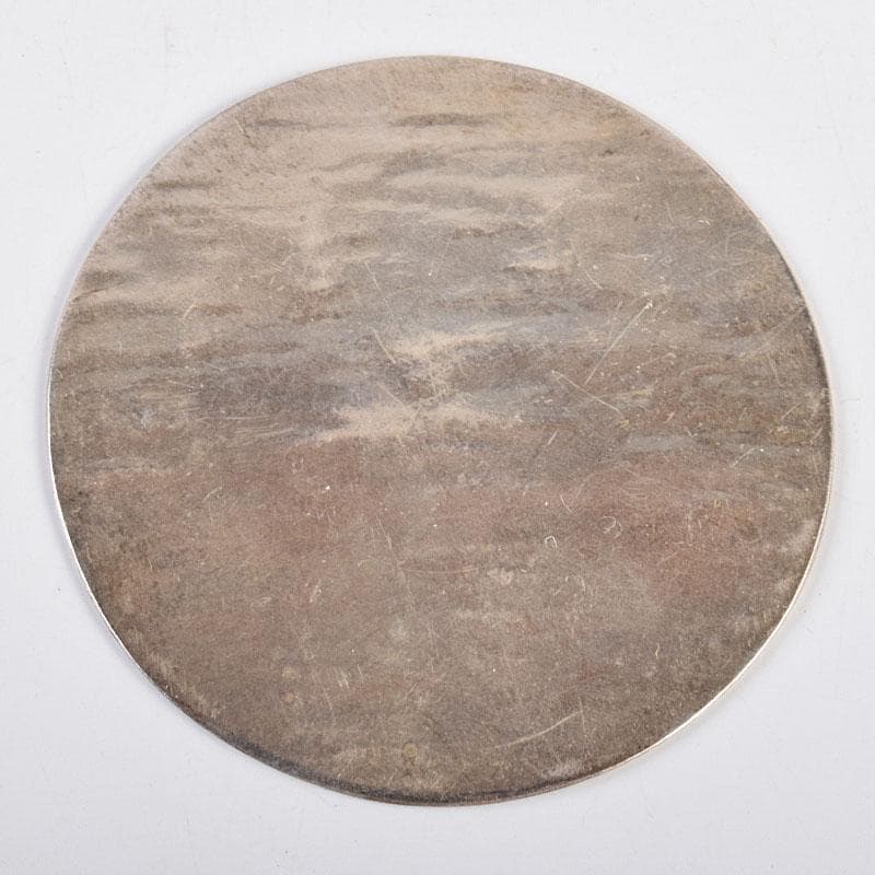 銀製　山本嘉夫（三代　平安梅都）造　松竹梅　置物　共箱　V　R9066