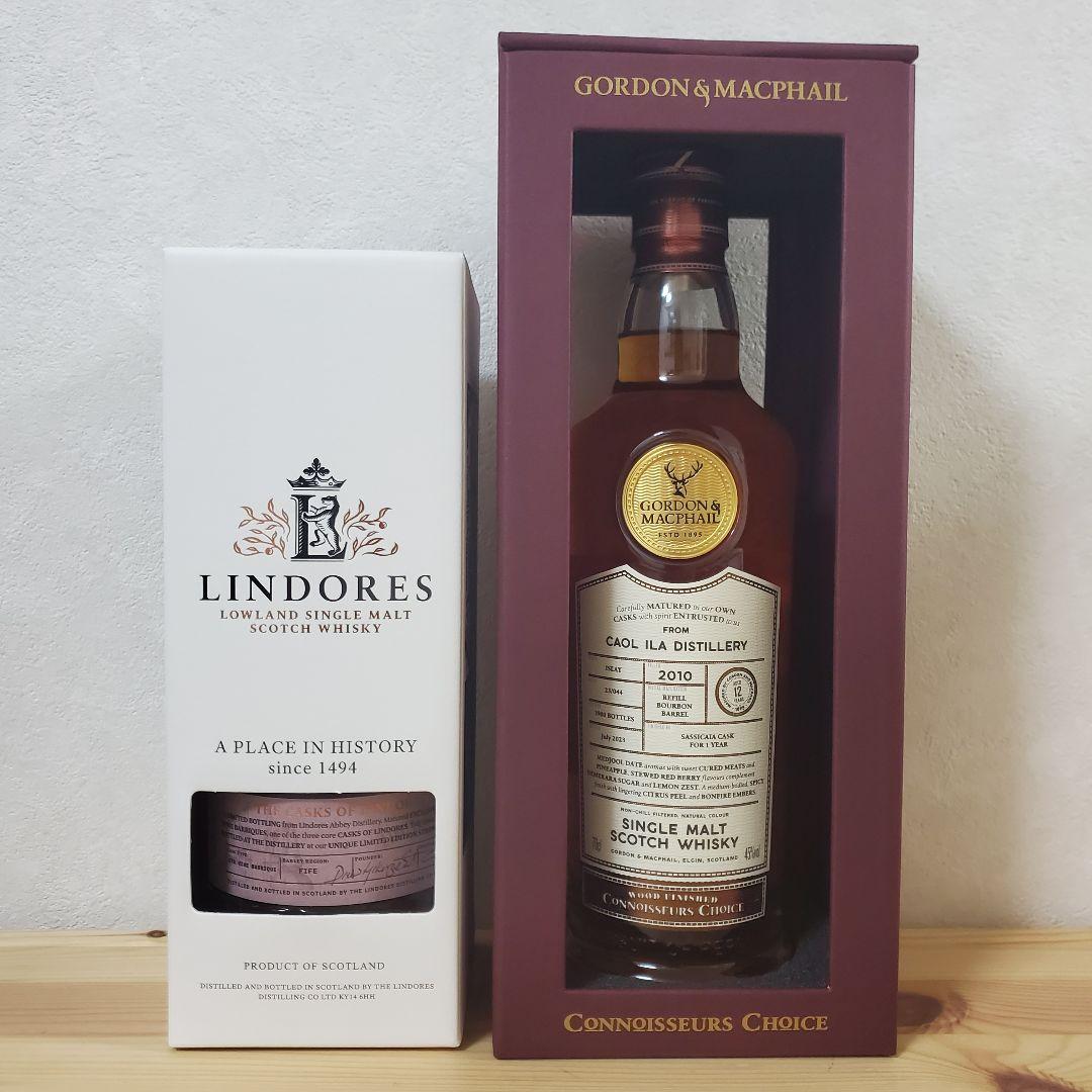 G＆M カリラ 2010 12年とリンドーズ　シングルモルト　STRNO.2
