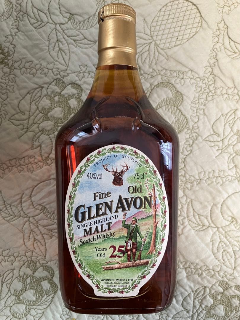 【未開封】ウイスキー GLEN AVON 25年 750ml 箱付き