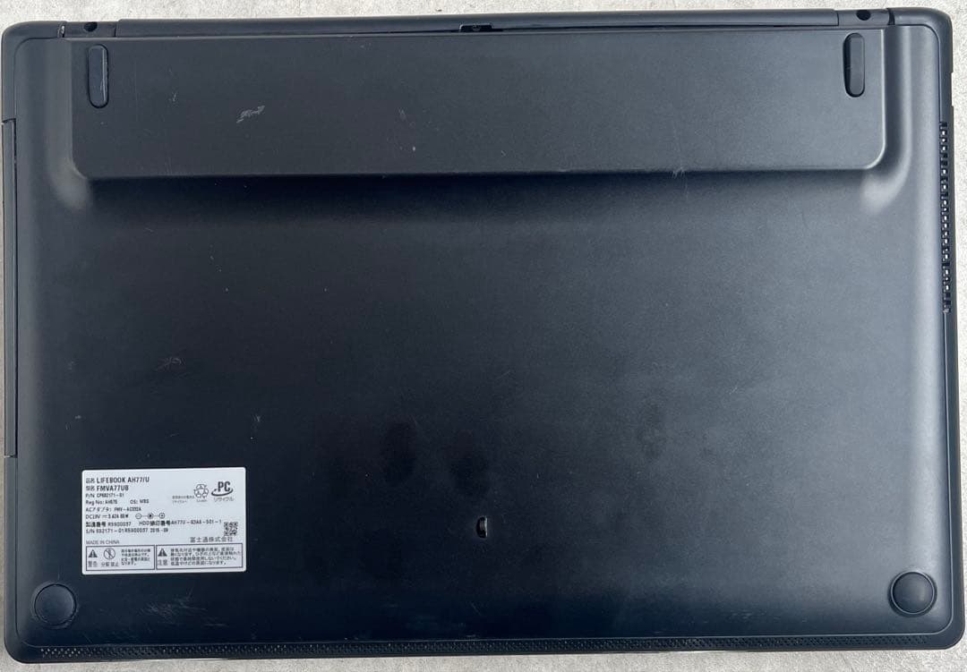 Fujitsu ノートPC ACアダプター付き☆LIFEBOOK AH77/U