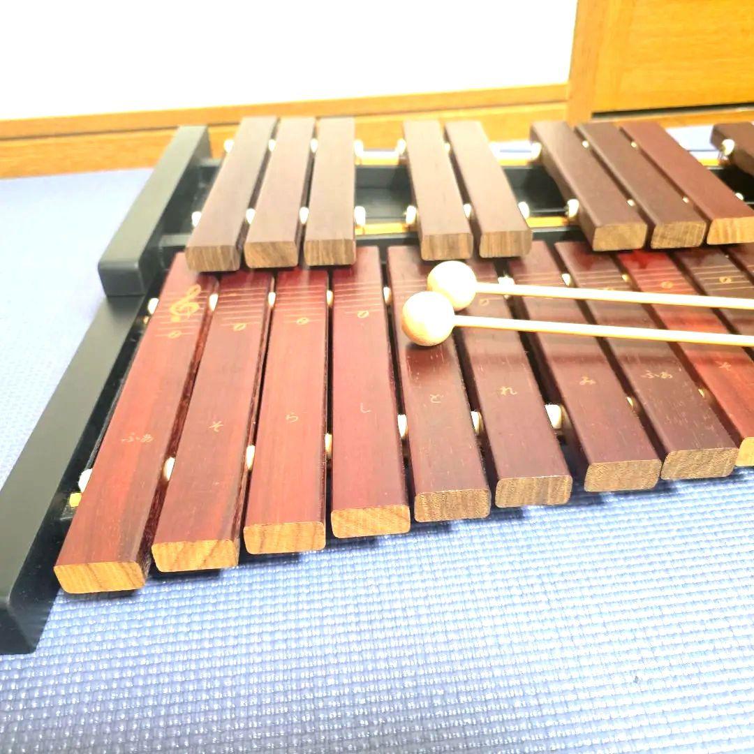 【426】ゼンオン シロフォン 木琴 ZX-32P 32音 マレット（バチ）付