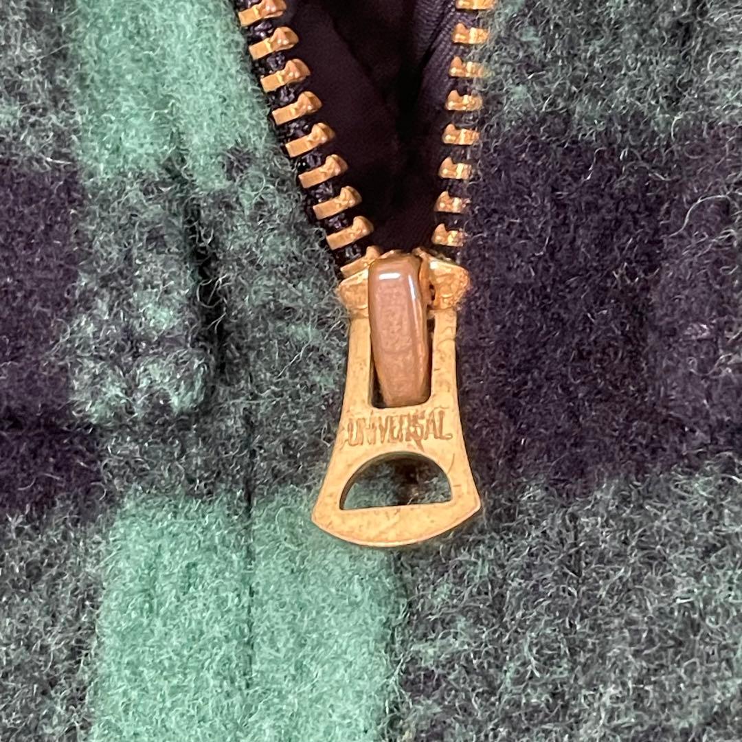 【良好】クーティーcootie バッファローチェック　メルトンCPOジャケットM