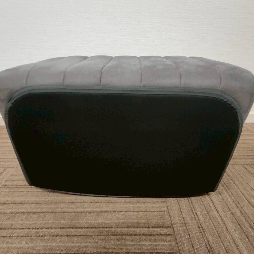 【送料無料】スタイル ソファ ダブルエル(オットマン) グレー