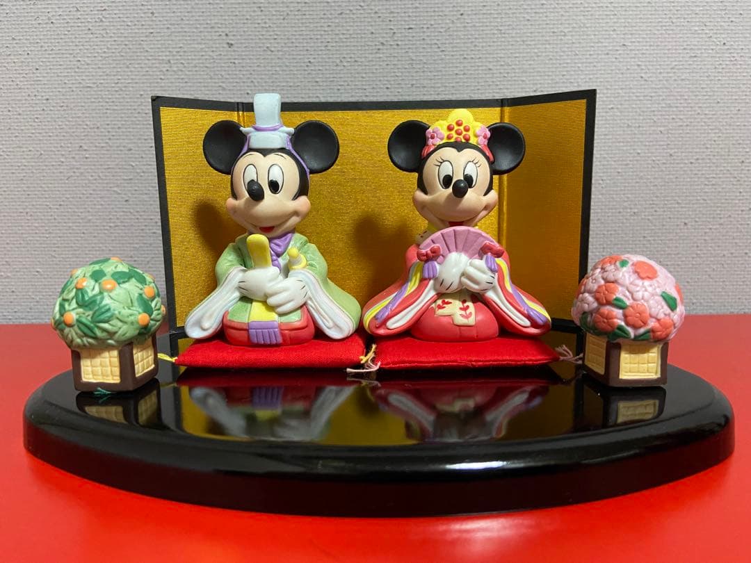 ディズニー　陶器　雛人形セット