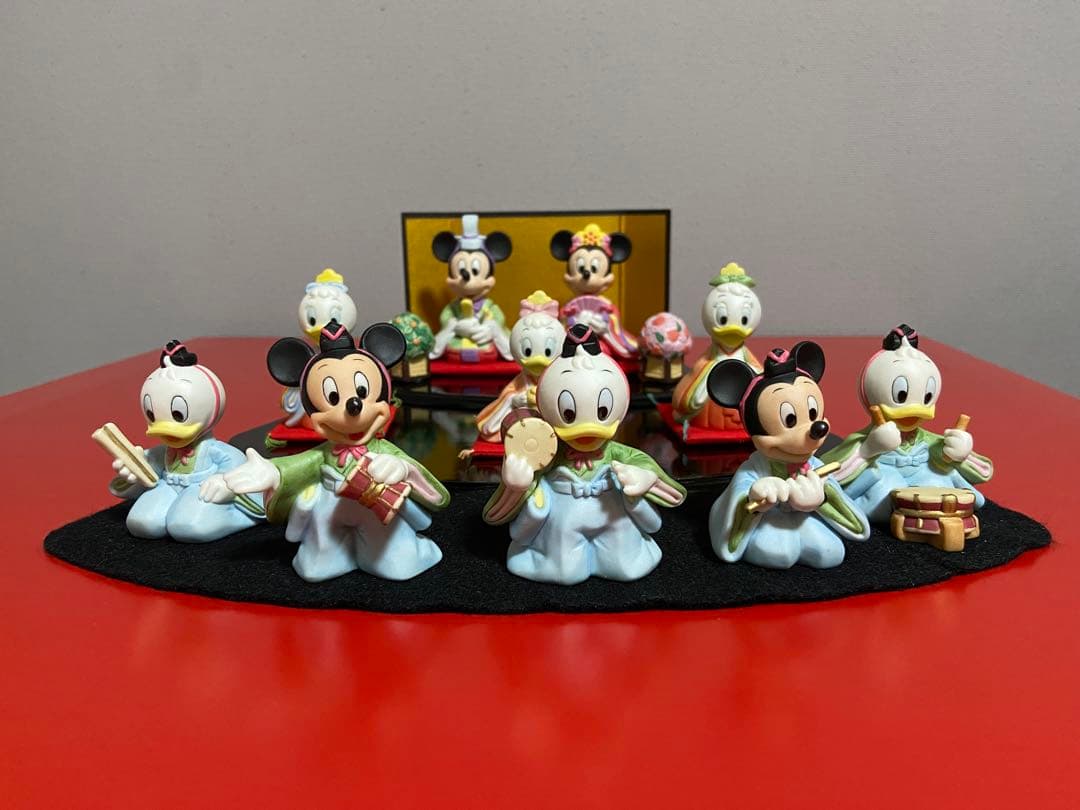 ディズニー　陶器　雛人形セット
