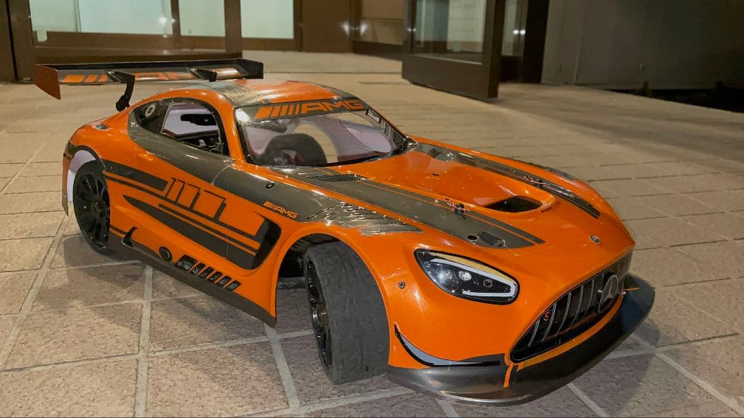 京商 インファーノgt AMGボディ LED付き