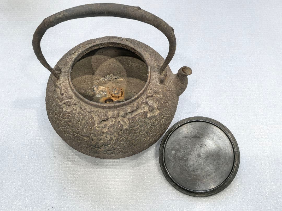 あ*ん様 希少　鉄瓶 龍文堂造 骨董品　茶道具　インテリア　工芸品　コレクション