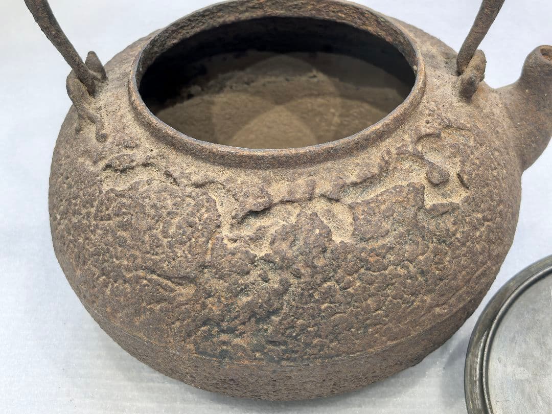 あ*ん様 希少　鉄瓶 龍文堂造 骨董品　茶道具　インテリア　工芸品　コレクション