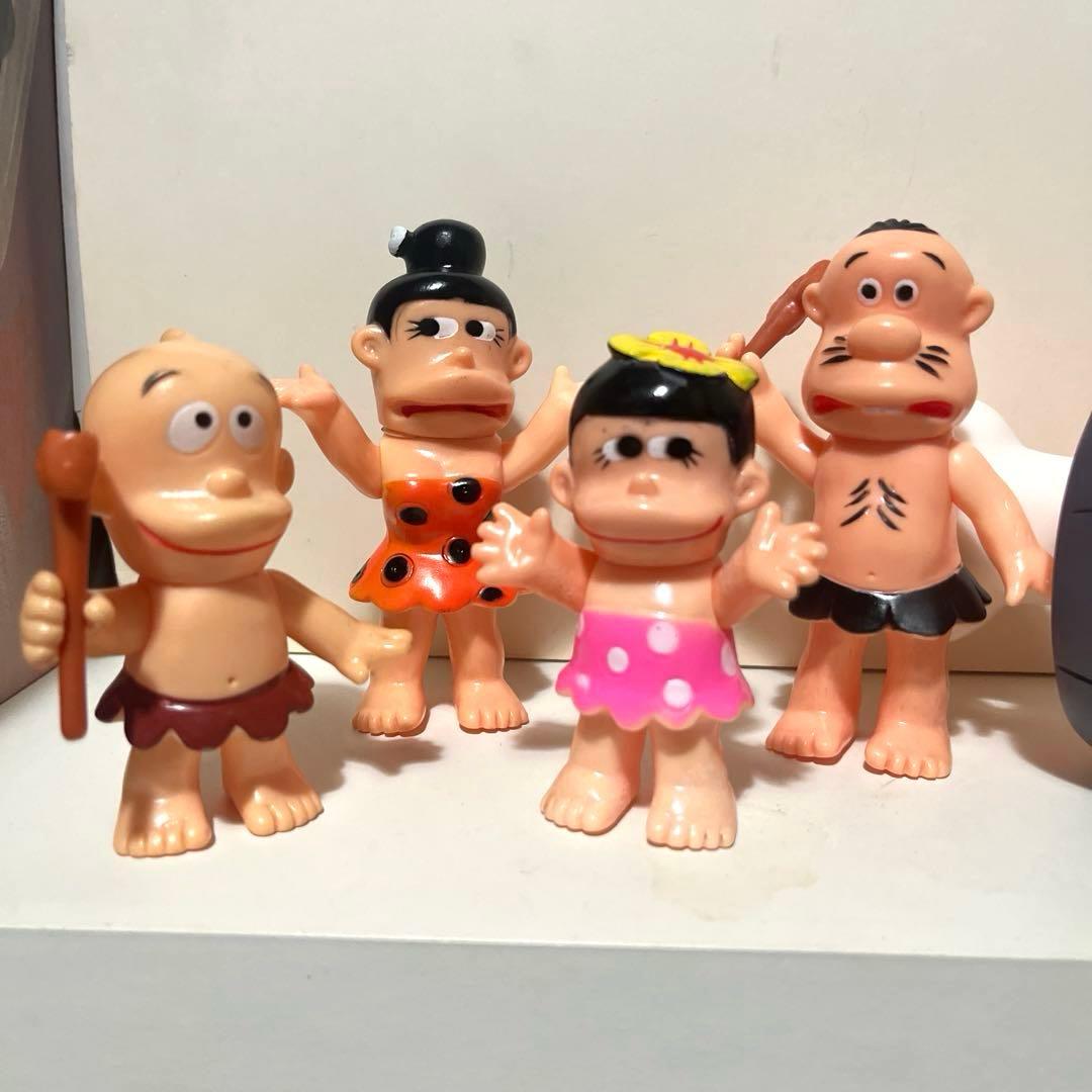 トイパテント製 はじめ人間ギャートルズ ソフビ フィギュア セット 当時物