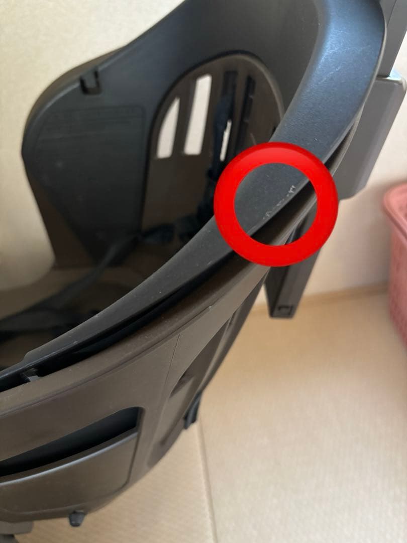 ヘッドレスト付リヤキッズシート　ポポラモア　OGK ブラウン チャイルドシート