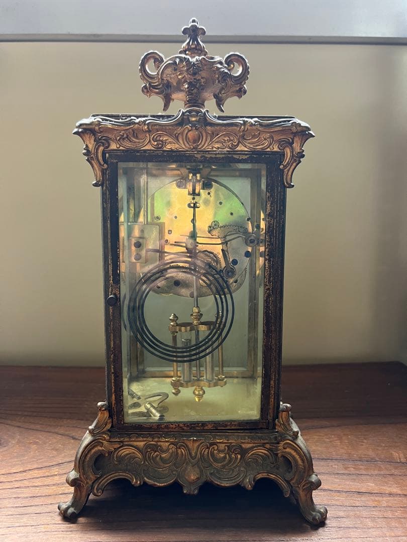 置時計　置物　古美術　19世紀　アンティーク