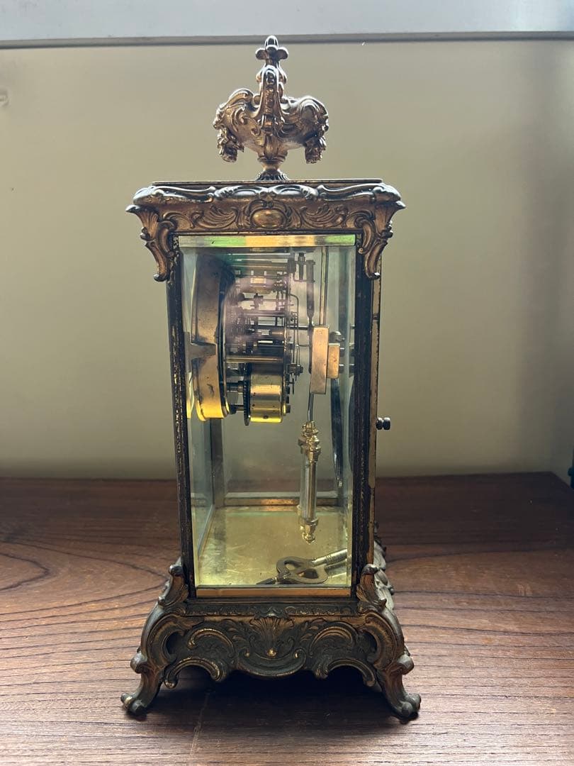 置時計　置物　古美術　19世紀　アンティーク