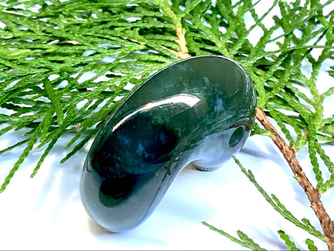 ✳【碧玉】特別安価の16800円　特大出雲石勾玉　コレクションレベル　安価卸し‼️