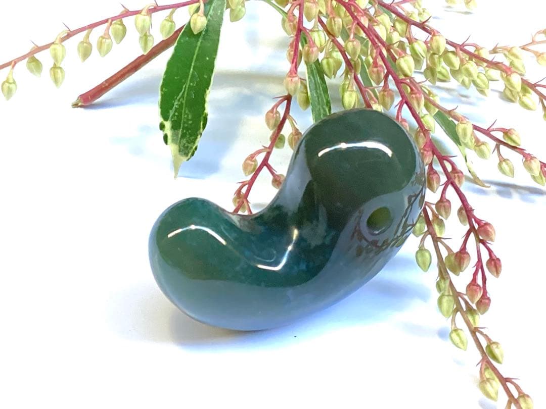 ✳【碧玉】特別安価の16800円　特大出雲石勾玉　コレクションレベル　安価卸し‼️