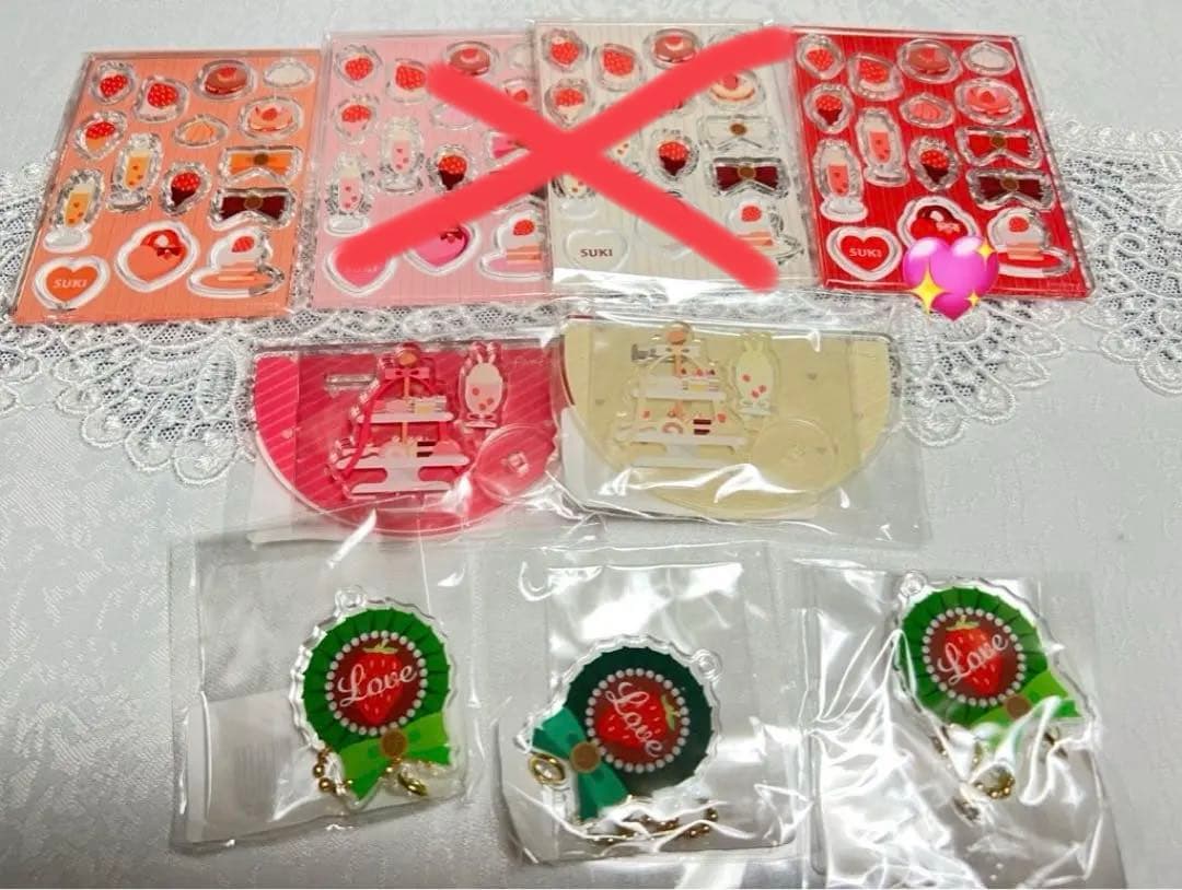 フクヤ　アクリルフレーム アクリルパーツ 缶バッジスタンド キャラ福くじ