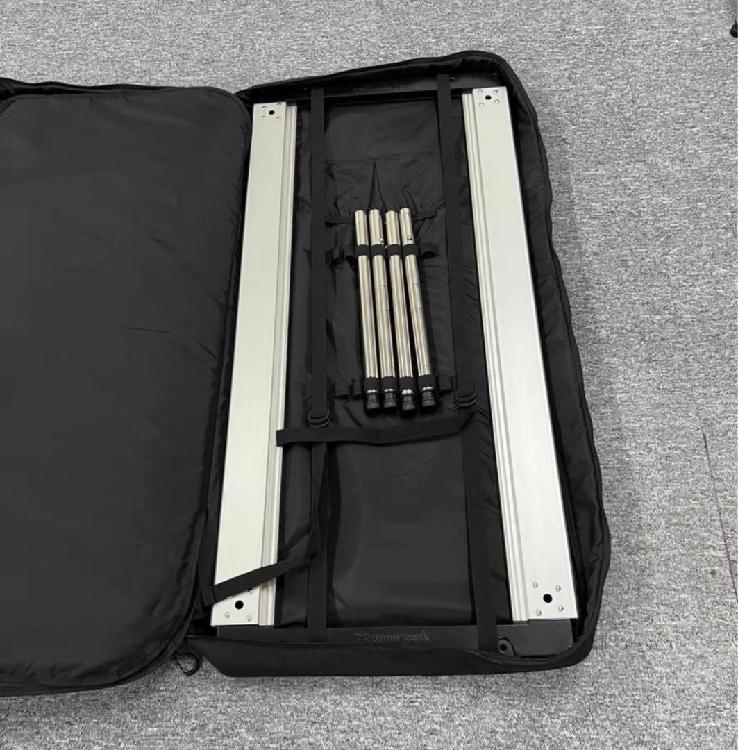 スノーピークIGT ロングバック 4ユニット 3層収納バック 天板と脚収納可能