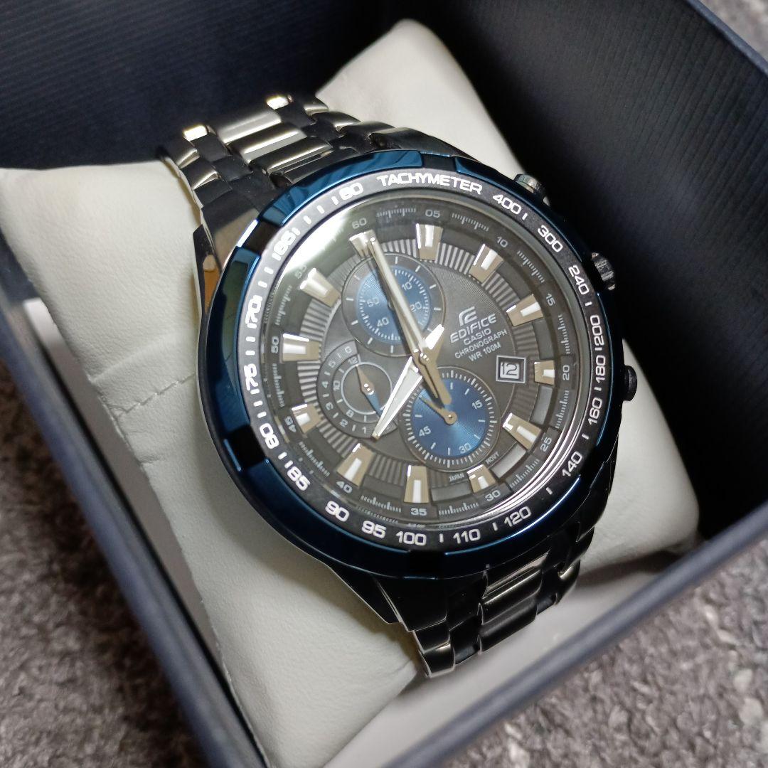 CASIO EDIFICE EF-539 電池交換済 使用少 箱有 カシオ