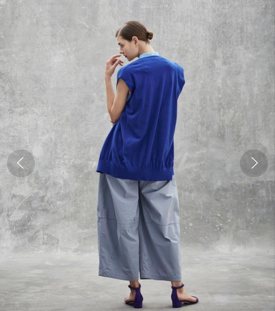 りんドゥロワー　カーゴパンツ　ブルーグレー 36 コットン