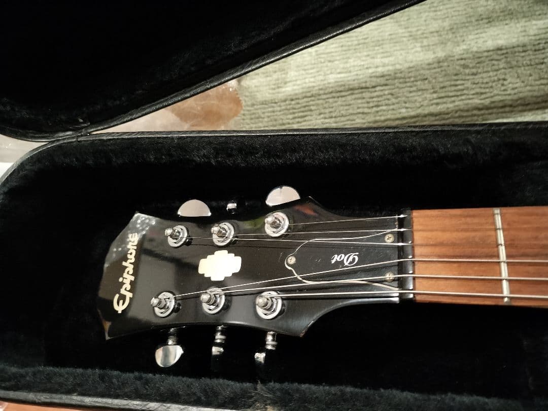 ハードケース付　Epiphone　DOT VS　美品EEシリアルgibson青島