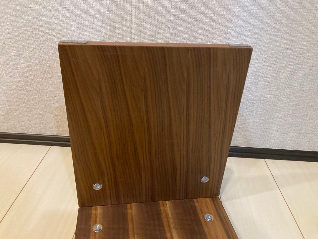 無印良品　コの字の家具・積層合板・ウォールナット材70㎝