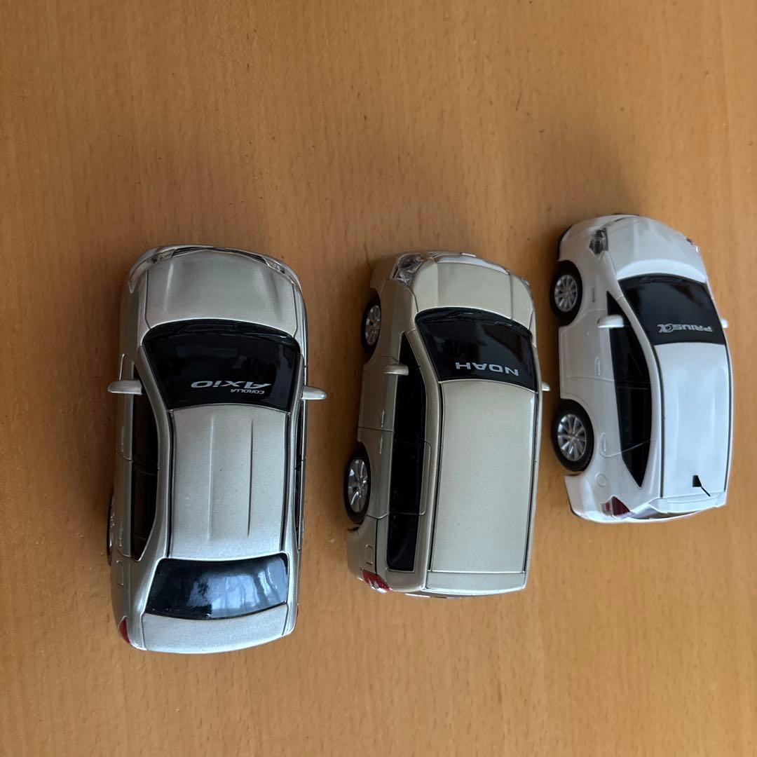 ミニカー 3台セット パッソ ノア エクシーガ