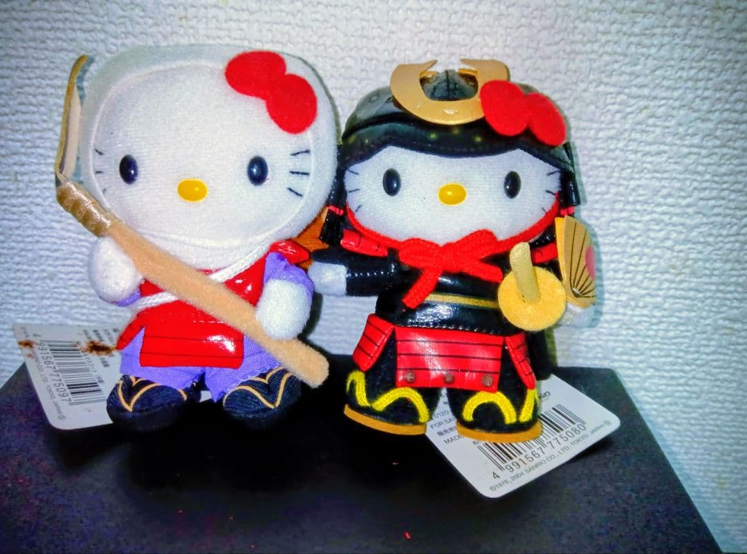 ご当地キティ 義経＆弁慶 2体セット 限定 マスコット ぬいぐるみ