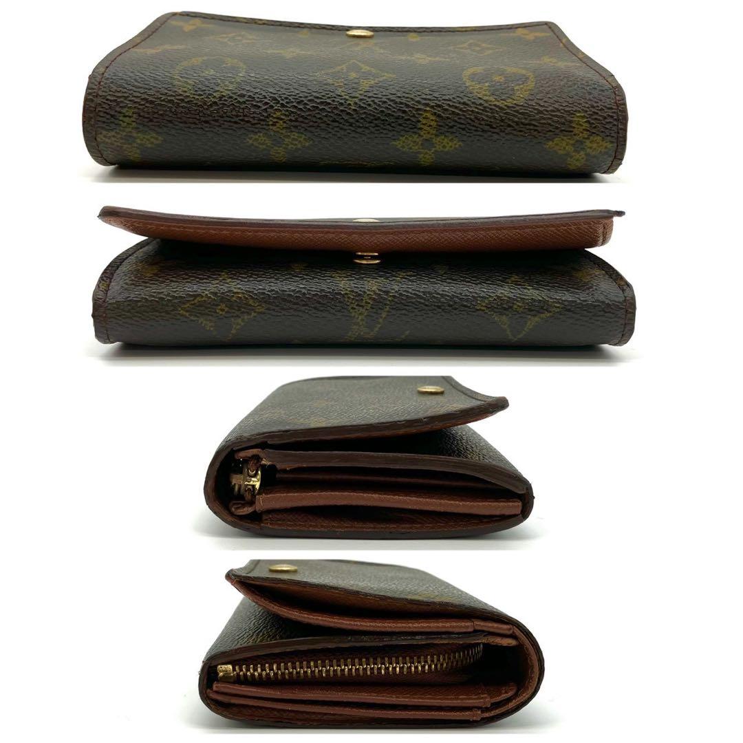 正規品 ルイヴィトン トレゾール 二つ折り財布 モノグラム L字ファスナー