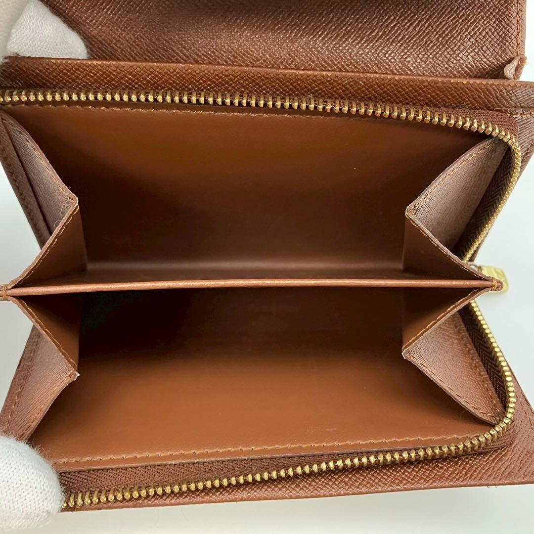 正規品 ルイヴィトン トレゾール 二つ折り財布 モノグラム L字ファスナー