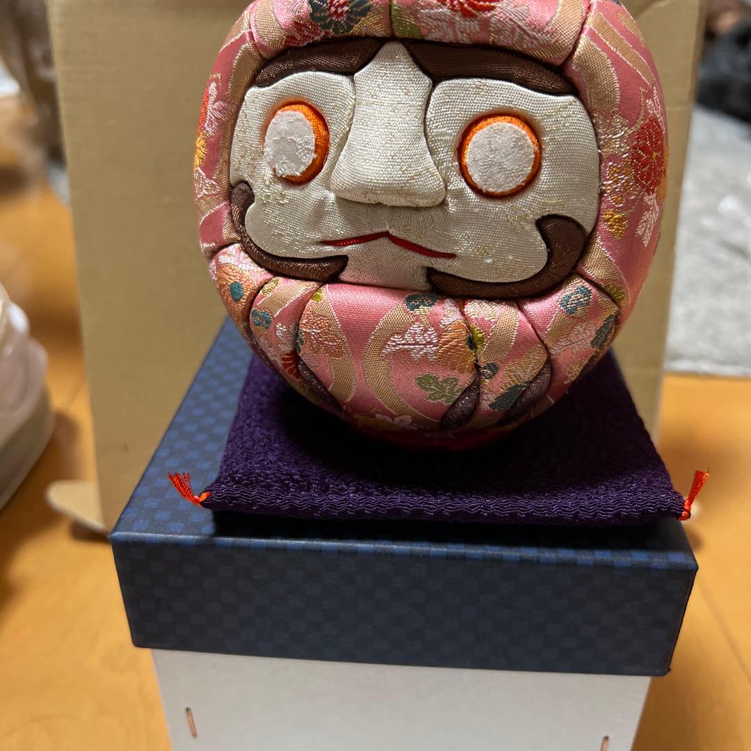 【だるま】江戸だるま (大) 西陣 青 | 江戸木目込み | 柿沼人形