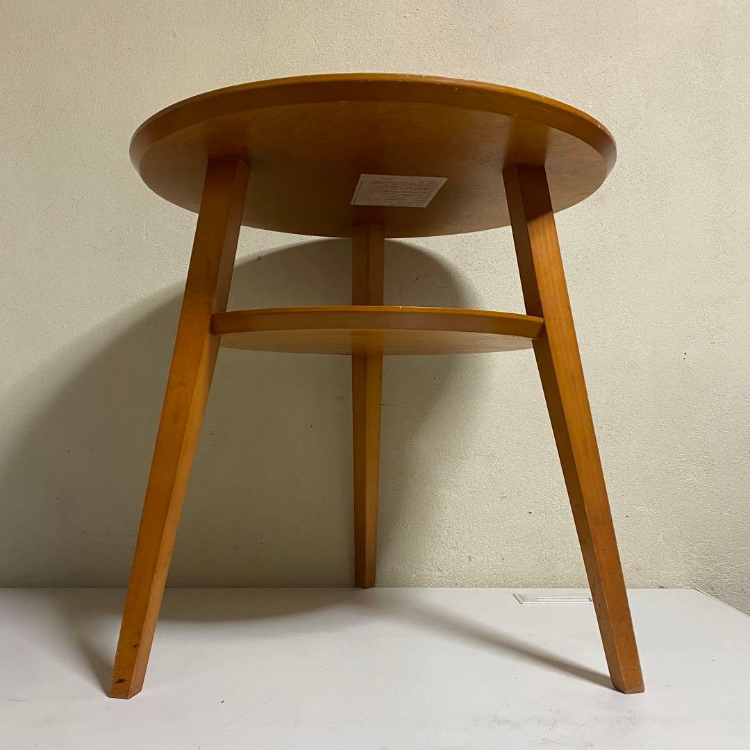 ACTUS購入 丸テーブル サイドテーブル コーヒー 天然木 バーチ材 アクタス