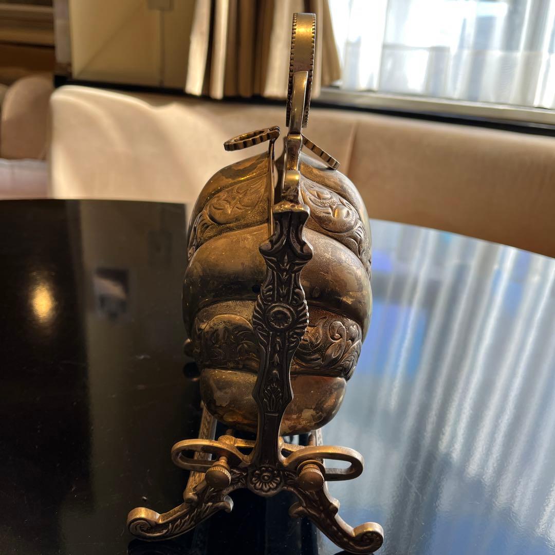 アンティーク　銀製　クッキー入れ