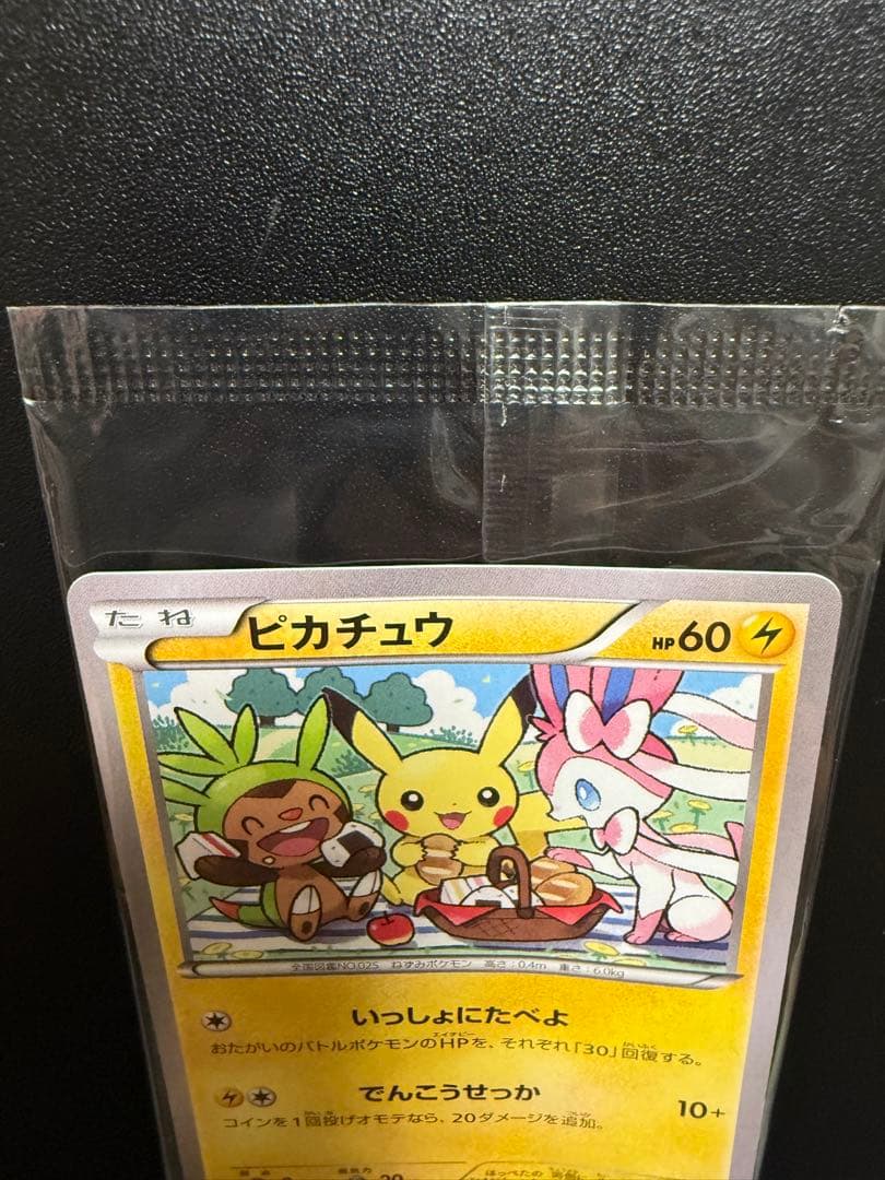 ポケモンカード ピカチュウ いっしょにたべよ