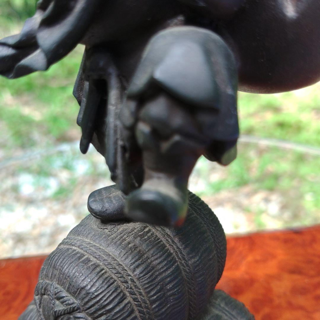 アンティーク　銅鋳物　大黒天像