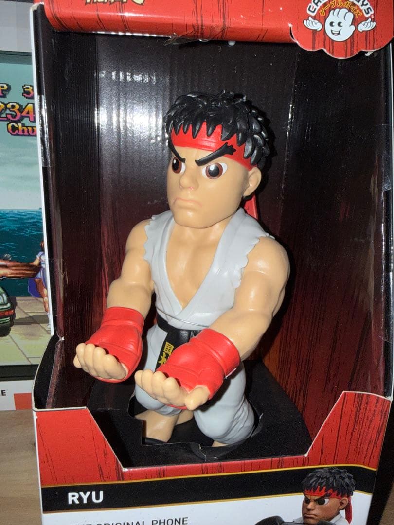 ストリートファイター リュウ 海外公式ライセンス ケーブルガイシリーズ未開封