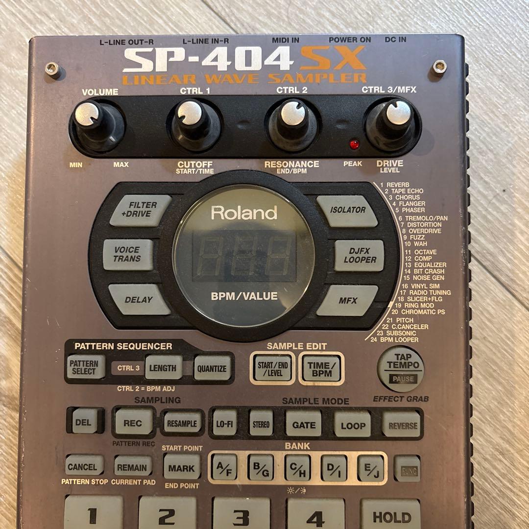 sp404sx roland サンプラー