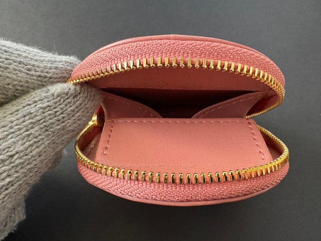 【新品未使用】皇居　馬蹄型の小銭入れ　ピンク